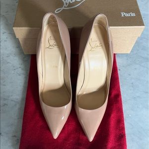Christian Louboutin Pigalle Plato- Nude